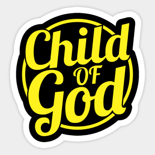 Child Of God Sticker